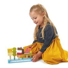 Bucătării de jucărie din lemn - Înghețate din lemn Ice Lolly Shop Tender Leaf Toys 6 feluri pe suport_0