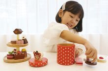 Spielküchen aus Holz - Holzbehälter mit Keksen Bear's Biscuit Barrel Tender Leaf Toys 6 Sorten von Süßigkeiten_0