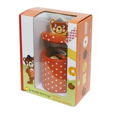 Fa játékkonyhák - Fa tárolódoboz nassolnivalóval Bear's Biscuit Barrel Tender Leaf Toys 6 fajta édesség_3