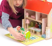 Drevené domčeky pre bábiky - Drevený domček pre bábiku Dolls house Tender Leaf Toys s 2 postavičkami, nábytkom a 18 doplnkov_2