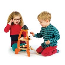 Jocuri de construit din lemn Tender Leaf - Rachetă din lemn cu astronauți Cosmic rocket Tender Leaf Toys set cu 11 bucăți_0