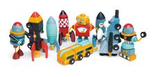 Fa építőjátékok Tender Leaf - Fa rakéta építőjáték Rocket Construction Tender Leaf Toys kreatív játék, 3 fajta, 18 darabos_2