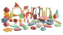 Drevené didaktické hračky - Drevená zbierka lesných pokladov My Forest Floor Tender Leaf Toys s kamienkami listami chrobáčikmi_8