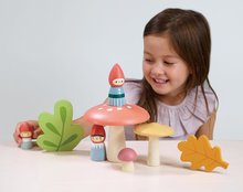 Căsuțe pentru păpuși din lemn - O familie de pitici din lemn Woodland Gnome Family Tender Leaf Toys cu 3 figurine de 3 la ani TL8388_3