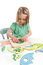 Fa oktatójátékok - Fa puzzle a pillangó fejlődése Butterfly Life 4in1 Tender Leaf Toys 4 szakasz_0