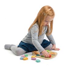 Drvene edukativne igre - Drveni žir How Many Acorns? Tender Leaf Toys 10 dijelova točkastih žirova od 18 mjeseci starosti_1