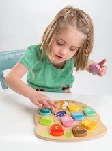 Drewniane gry edukacyjne  - Drewniany żołądź How Many Acorns? Tender Leaf Toys 10 sztuk kropkowanych żołędzi od 18 miesięcy_2