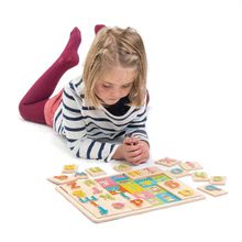 Za dojenčke - Lesena abeceda s sličicami Alphabet Pictures Tender Leaf Toys 27 delov od 18 mes_1