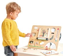 Drevené náučné hry - Drevená meteorologická stanica Weather Watch Tender Leaf Toys s drevenými pohľadnicami_1