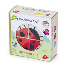 Cuburi din lemn - Cuburi fabuloase din lemn Baby Blocks Tender Leaf Toys cu imagini vopsite de la 18 luni_3