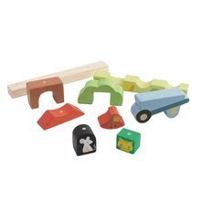 Jucării pentru dezvoltarea abilitătii copiiilor - Puzzle magnetic din lemn grădină Garden Magnetic Puzzle 3D Tender Leaf Toys cu imagini vopsite de la 18 luni_1