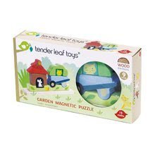 Drewniane zabawki edukacyjne - Drewniane puzzle magnetyczne Ogród Garden Magnetic Puzzle 3D Tender Leaf Toys z malowanymi obrazkami od 18 m-ca_2
