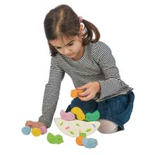 Drevené didaktické hračky - Drevená hojdačka s vtáčikmi Rocking Baby Bird Tender Leaf Toys 6 vtákov a 5 vajíčok od 18 mes_1