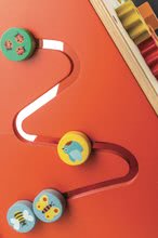 Dřevěné didaktické hračky - Dřevěné chodítko zahrada Baby Activity Walker Tender Leaf Toys s různými funkcemi a kostkami od 18 měsíců_2
