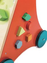 Drevené didaktické hračky - Drevené chodítko záhrada Baby Activity Walker Tender Leaf Toys s rôznymi funkciami a kockami od 18 mes_3