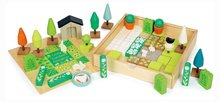 Lesene poučne igre - Lesena sestavljanka vrt My Little Garden Designer Tender Leaf Toys 67-delni set v škatli_1