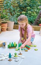 Lesene poučne igre - Lesena sestavljanka vrt My Little Garden Designer Tender Leaf Toys 67-delni set v škatli_5
