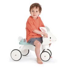Cavalcabili in legno - Cavalcabile in legno coniglio in corsa Running Rabbit Ride on Tender Leaf Toys con sterzo anteriore funzionale dai 18 mesi_0