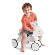 Drvene guralice - Drvena guralica u obliku zeca u trku Running Rabbit Ride on Tender Leaf Toys s funkcionalnim prednjim upravljačem od 18 mjeseci_1