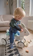 Drewniane jeździki - Drewniana zabawka Running Rabbit Ride on od Tender Leaf Toys Z funkcjonalnym przednim sterowaniem od 18 miesięcy_0