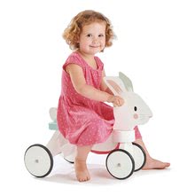 Cavalcabili in legno - Cavalcabile in legno coniglio in corsa Running Rabbit Ride on Tender Leaf Toys con sterzo anteriore funzionale dai 18 mesi_2