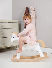 Houpací koníci - Dřevěný houpací koník Lucky Rocking Horse Tender Leaf Toys klasická hračka od 12 měsíců_1