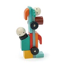 Holzbausätze Tender Leaf  - Magnetbaukasten aus Holz Racing Magblocs Tender Leaf Toys 14 Autowürfel in der Tasche_3