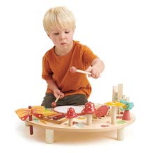 Dřevěné didaktické hračky - Dřevěný hudební stůl Musical Table Tender Leaf Toys s bubny xylofonem píšťalkou_6