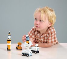 Drveni autići - Drvena svemirska vozila Space Voyager Set Tender Leaf Toys 5 vrsta_0