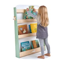 Meubles en bois pour enfants - Bibliothèque en bois pour enfants Forest Bookcase Tender Leaf Toys avec 4 étagères_1