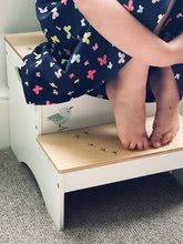 Detský drevený nábytok - Drevené lesné schody Forest Step Tender Leaf Toys s úložným priestorom na hračky_1