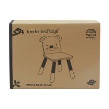 Detský drevený nábytok - Drevená stolička medveď Forest Bear Chair Tender Leaf Toys pre deti od 3 rokov_2