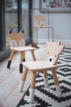 Detský drevený nábytok -  NA PREKLAD - Silla de madera Líška Forest Fox Chair Tender Leaf Toys para niños de 3 años_2