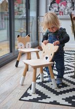 Detský drevený nábytok - Drevená stolička Srnka Forest Deer Chair Tender Leaf Toys pre deti od 3 rokov_0