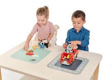Dětský dřevěný nábytek - Dřevěný stůl obdélníkový na hraní Play Table Tender Leaf Toys s úložným prostorem s ptáčkem_1