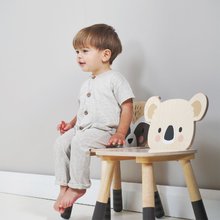 Detský drevený nábytok - Drevená stolička medvedík Forest Koala Chair Tender Leaf Toys pre deti od 3 rokov_0
