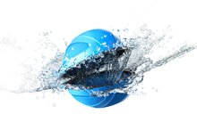 Wasserpistolen - Wassergranate magnetisch SpyraBlast Blau&Rot Spyra rutschfeste, wiederverwendbare Set mit 6 Stück ab 14 Jahren_0