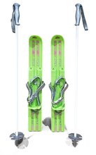 Sáňky - Lyže pro děti s hůlkami 49 cm lyže a 80 cm hůlky – lyže 49*7 cm_1