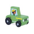 Janod Cross roads Drevené auto na tlačenie Traktor zelený J05931
