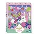 Midi kreatívna sada Penové nálepky a svietiaci piesok Magické víly Foam Stickers and Phospho Sand Magic Fairies Atelier Janod