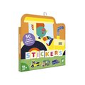 Veľké samolepky Dopravné prostriedky Fun Vehicles Big Stickers Janod