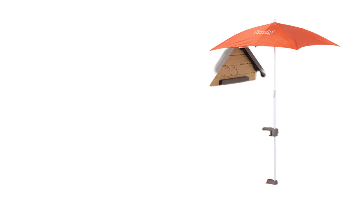 Domček pre záhradníka Garden House Smoby s kvetináčmi rozšíriteľný odkvap a mriežka s vtáčou búdkou 135 cm výška s UV filtrom od 2 rokov