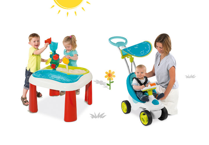 Set Smoby babytaxi și o măsuță 