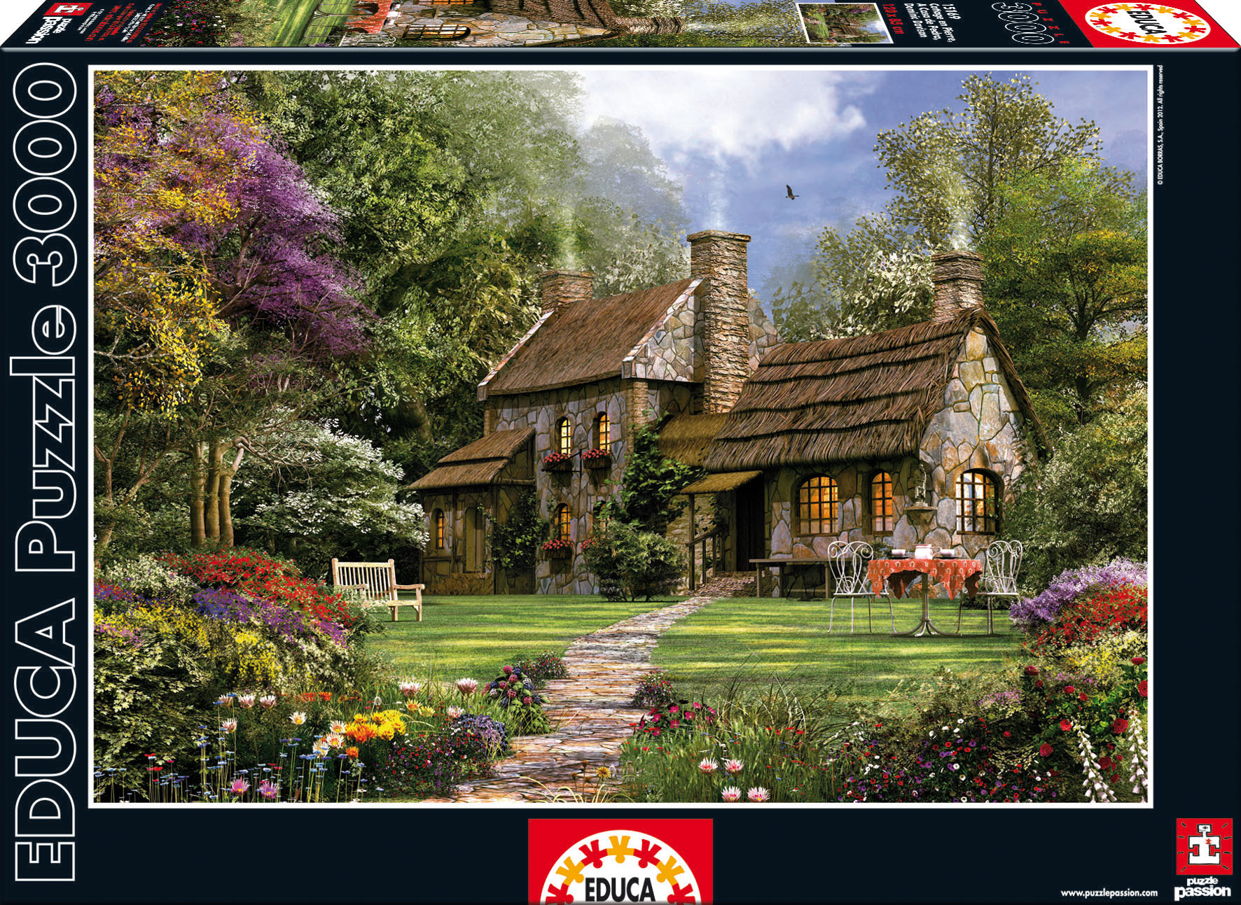 Puzzle Flint Cottage Educa 3 000 Ks