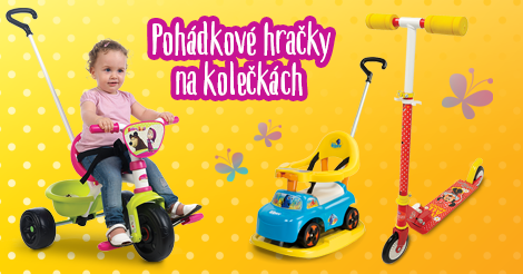 Pohádkové hračky na kolečkách