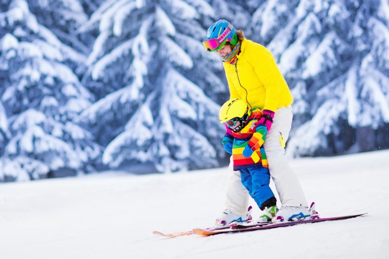 Děti a základy lyžování