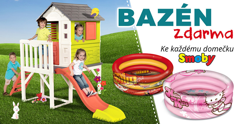 38 banner domcek smoby bazen darcek cz