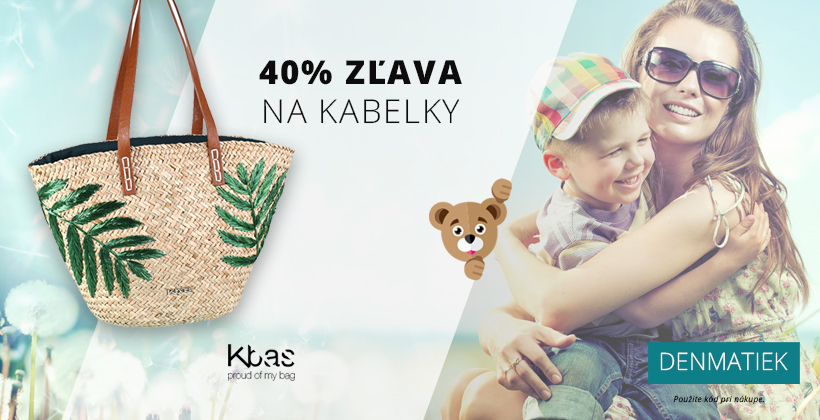 40 % zľava na kabelky Kbas