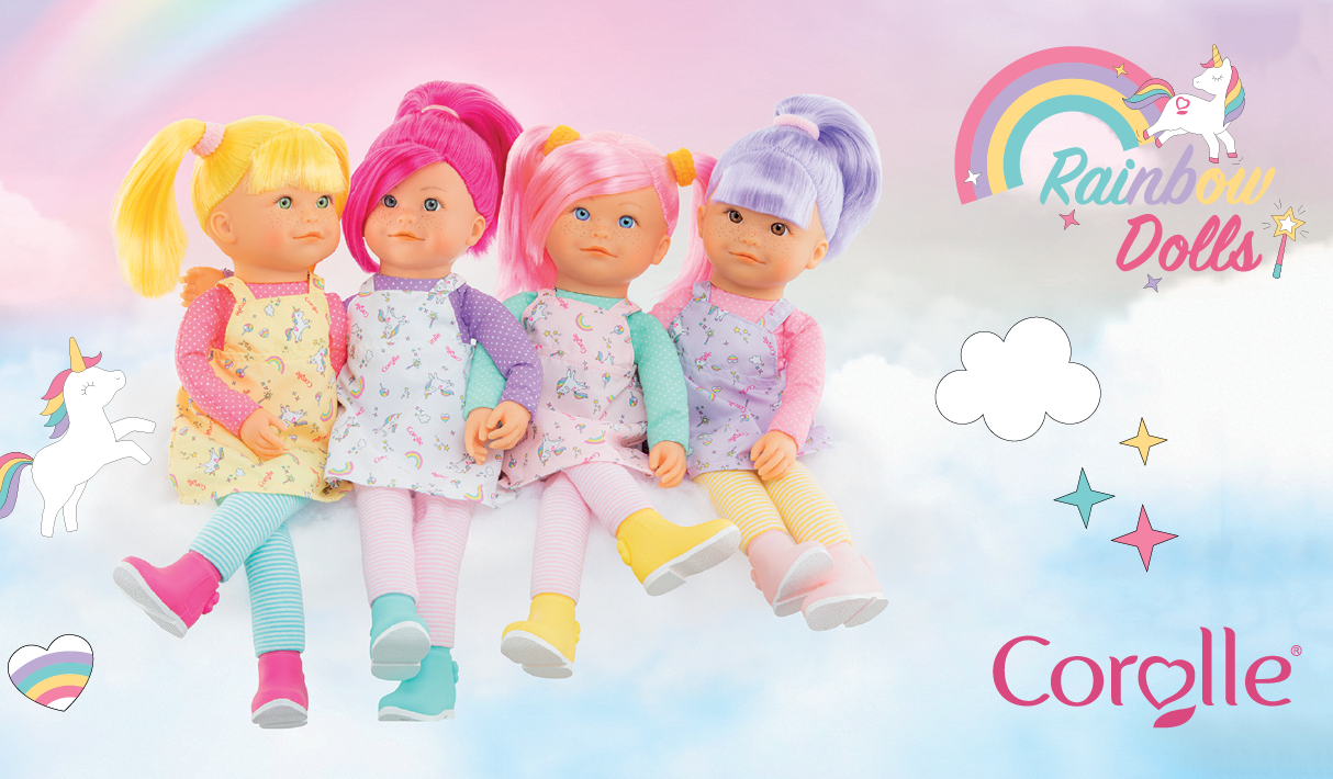 Corolle Rainbow dolls