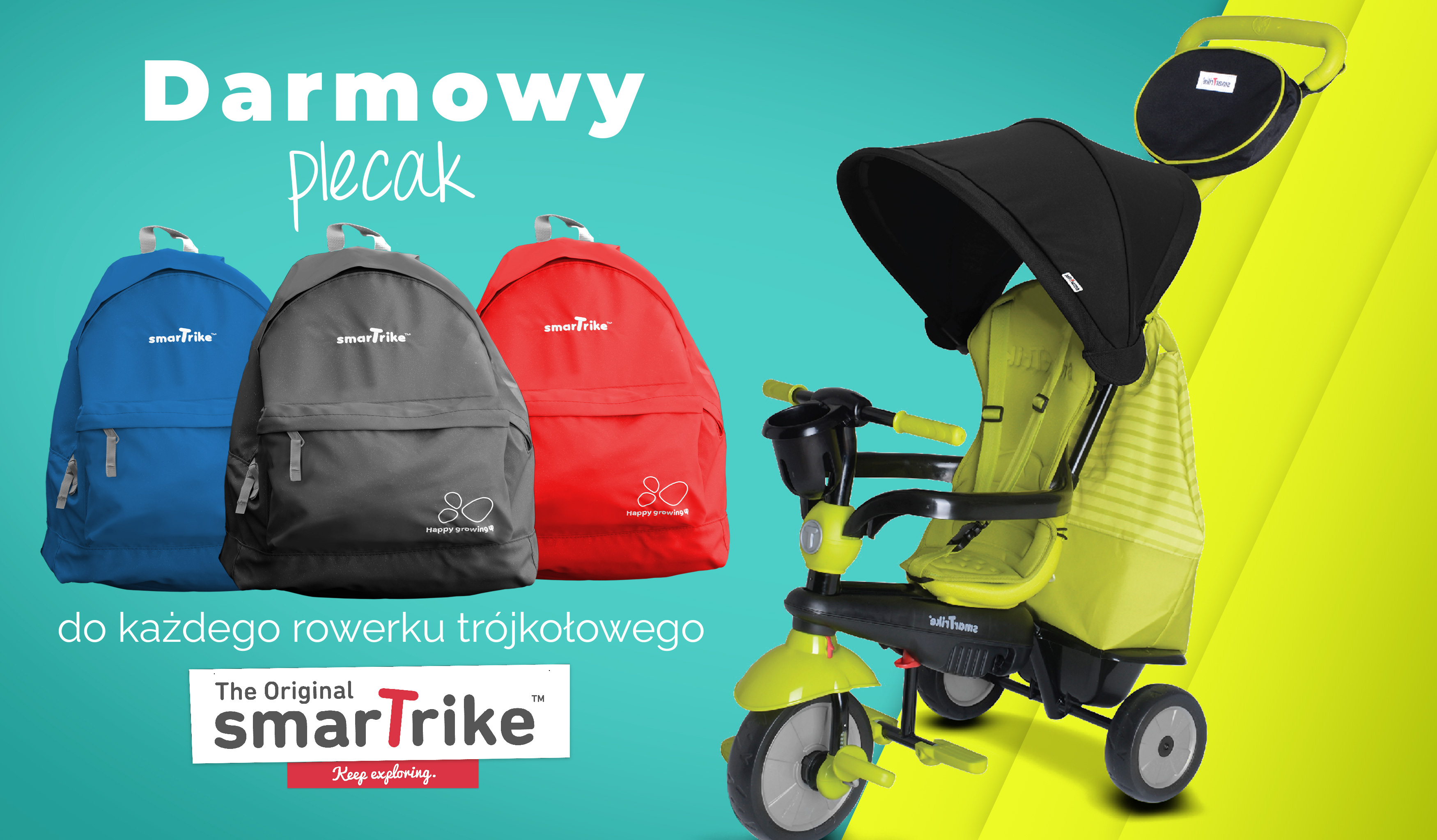 Rowerki trójkołowe smarTrike